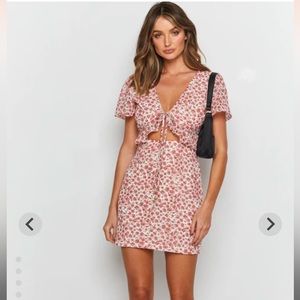 Santorini Nights Floral Dress- size 2